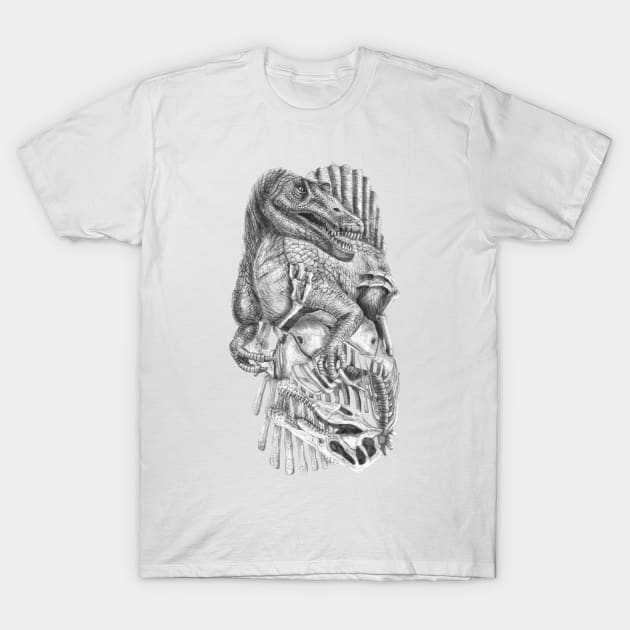 Spinosaurus T-Shirt by TimeSkiff